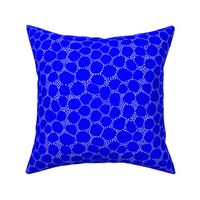 Pebble Pattern on Bright Blue