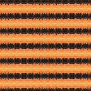 orange and black dotted pattern