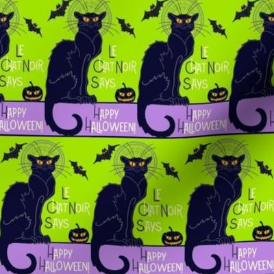 Le Chat Noir Happy Halloween 