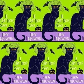 Le Chat Noir Happy Halloween 