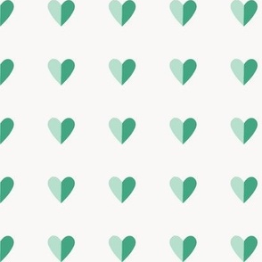 Full Hearts in Green (Small)