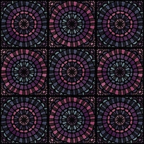 Lacy Granny Squares - 6" squares - celestial violet