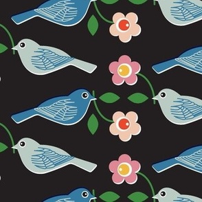 Bluembirds || birds & blooms