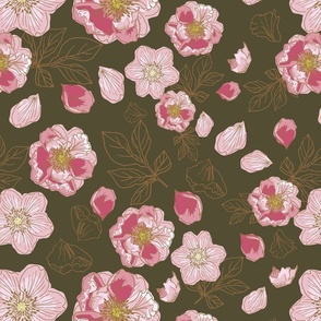 Peony Olive  