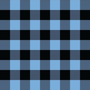 2 Inch Buffalo Check Blue and Black