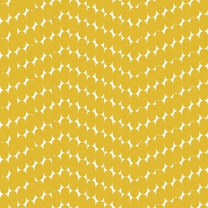 Monochrome Wavy Texture - Sunny Yellow / Large