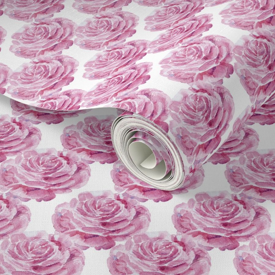 Roses Romantic Vibe // normal scale // Wallpaper | Spoonflower