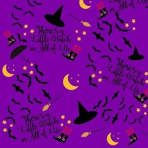 Theres a Witch in all of us - Dark Purple