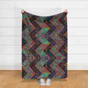 Zig Zag quilt panel