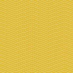Monochrome Wavy Texture - Sunny Yellow / Medium