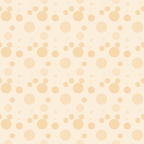 birding polka dots yellow 9 inch repeat