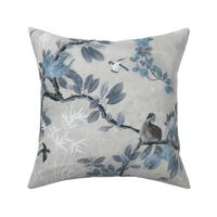 CHATEAU CHINOISERIE - VINTAGE AGED BLUE AND GRAY