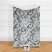 CHATEAU CHINOISERIE - VINTAGE AGED BLUE AND GRAY