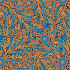 psychedelic Art Nouveau