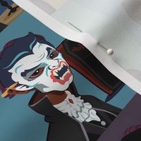 Vampire Masks 4-inch square