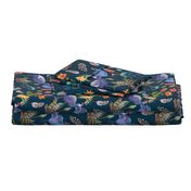 Guinea Fowl Celebration, Dark Teal