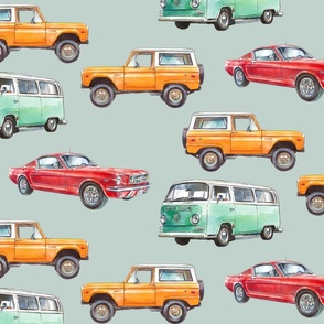 Vintage Cars on Mint, Small