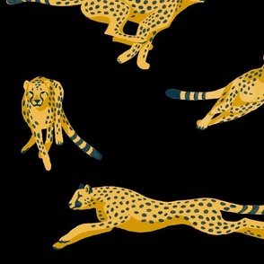 Cheetahs Running, Large Scale