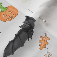 Ghosts Trick-Or-Treat With Bats