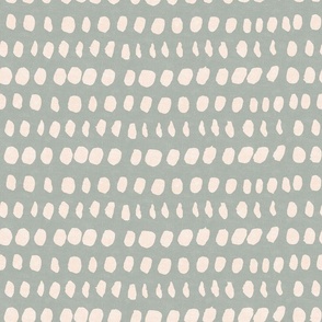 Inked dots - french grey 