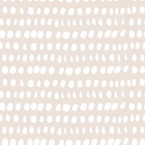 Inked dots - Light taupe 