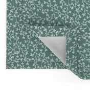 Dainty Floral Pattern Green