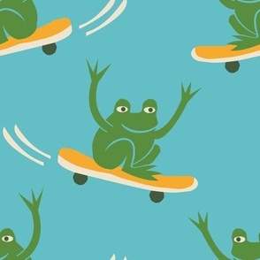 Skateboard Frog