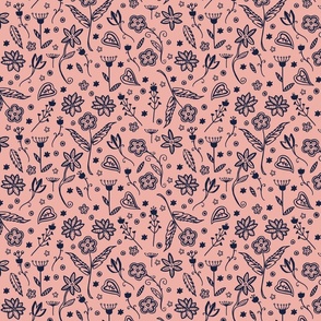 Flower Doodle Pink