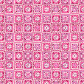 Granny Square Crochet - Small - pretty in pink
