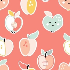 cartoon peaches stickers
