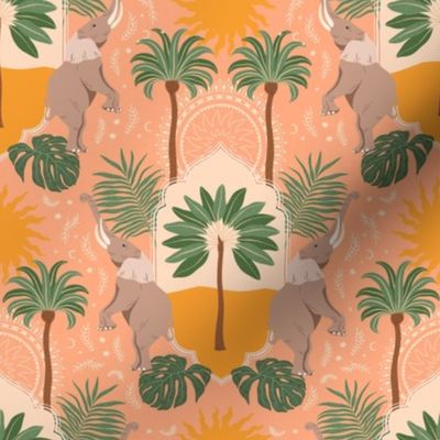 Tropical Dreams / Elephant floral