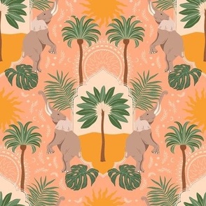 Tropical Dreams / Elephant floral