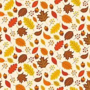 Fall Festival - Autumn Leaves - LARGE