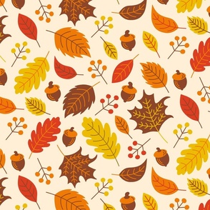 Fall Festival - Autumn Leaves - JUMBO