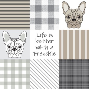 6 inch Frenchie wholecloth