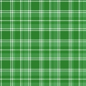 mini // tartan plaid // green