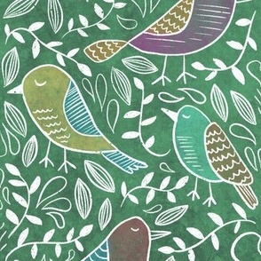 doodle birds - large