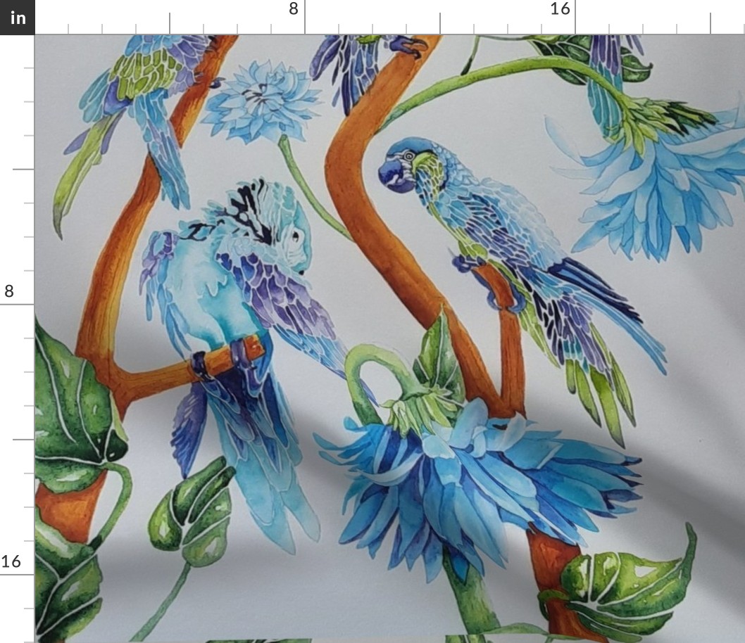 Parrot Florals Large 