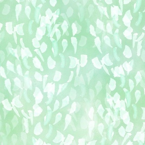 Confetti Strokes on Green