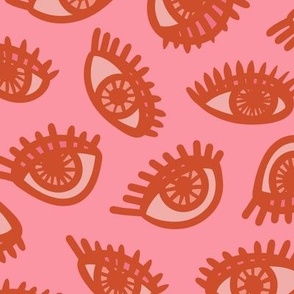 Eyes & Lashes - Candy Pink - Large
