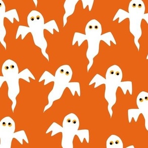 Little Ghosts Orange and White