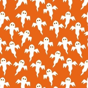 Little Ghosts Orange and White