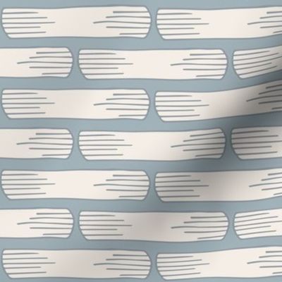 horizontal stripes of wooden beams on blue-gray | medium | colorofmagic