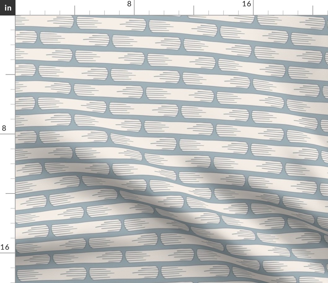 horizontal stripes of wooden beams on blue-gray | medium | colorofmagic