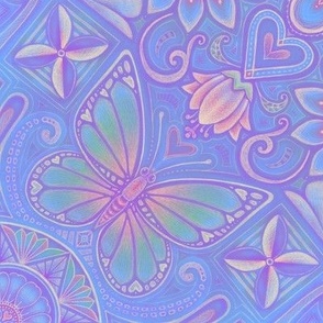 butterfly mandala summer