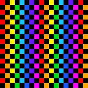 Rainbow Checkerboard (900 DPI)