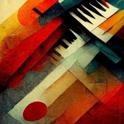 Modern Art Music Piano by nkfd