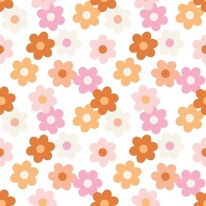 small daisy daisy: sunburst, beach umbrella, pink sparkle, tangy, buff, pink razz