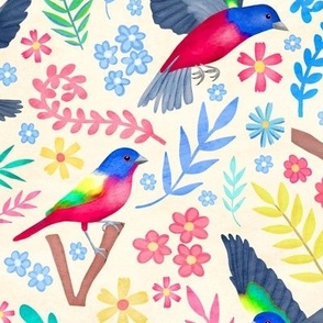 Painted Buntings