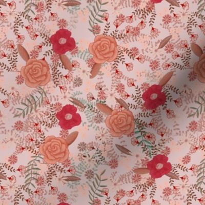 Vintage-Garden-Red-Poppy-Pink